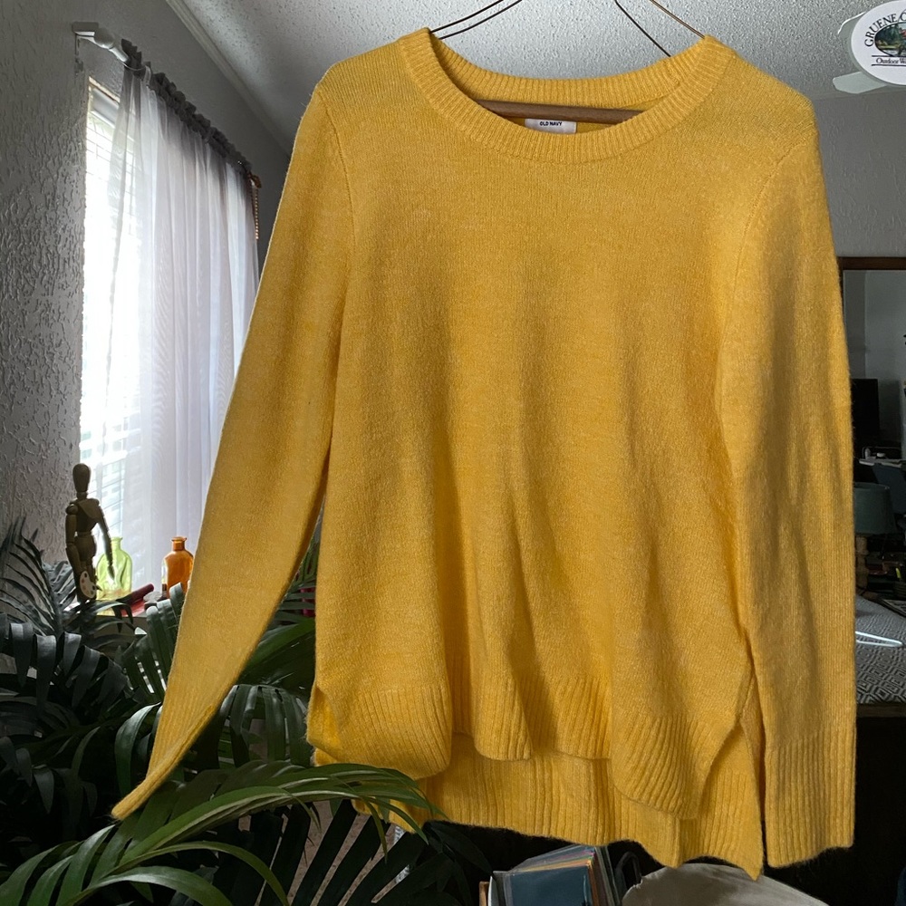 Yellow Old Navy Sweater